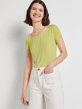 Schulterfreies Carmen-T-Shirt - Frauen - daffodil yellow Schulterfreies Carmen-T-Shirt - Frauen - daffodil yellow - 5 - TOM TAILOR Denim
