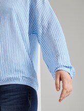 Lockeres Langarmshirt mit Streifenmuster - Frauen - blue white vertical stripe Lockeres Langarmshirt mit Streifenmuster - Frauen - blue white vertical stripe - 10 - TOM TAILOR Denim