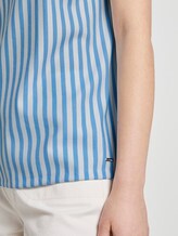 Lockeres T-Shirt mit Streifenmuster - Frauen - blue white vertical stripe Lockeres T-Shirt mit Streifenmuster - Frauen - blue white vertical stripe - 10 - TOM TAILOR Denim