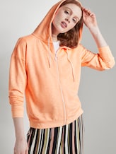 Losse sweater met hoodie - Vrouwen - dark papaya neon orange Losse sweater met hoodie - Vrouwen - dark papaya neon orange - 5 - TOM TAILOR Denim