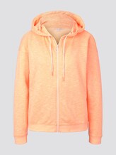 Losse sweater met hoodie - Vrouwen - dark papaya neon orange Losse sweater met hoodie - Vrouwen - dark papaya neon orange - 7 - TOM TAILOR Denim
