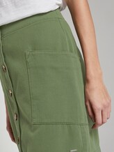 Utility mini skirt with a button tab - Women - olive green Utility mini skirt with a button tab - Women - olive green - 9 - TOM TAILOR Denim