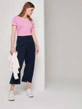 Plissée Culotte-Hose - Frauen - Real Navy Blue Plissée Culotte-Hose - Frauen - Real Navy Blue - 3 - TOM TAILOR Denim