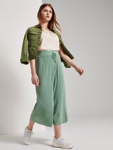 Plissée Culotte-Hose - Frauen - dust green Plissée Culotte-Hose - Frauen - dust green - 3 - TOM TAILOR Denim