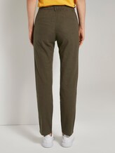 Slim Chino Hose mit elastischem Bund - Frauen - Woodland Green Slim Chino Hose mit elastischem Bund - Frauen - Woodland Green - 2 - TOM TAILOR