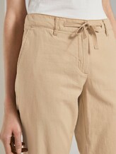 Slanke chino broek met elastische tailleband - Vrouwen - cream toffee Slanke chino broek met elastische tailleband - Vrouwen - cream toffee - 10 - TOM TAILOR