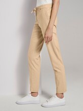 Slanke chino broek met elastische tailleband - Vrouwen - cream toffee Slanke chino broek met elastische tailleband - Vrouwen - cream toffee - 11 - TOM TAILOR