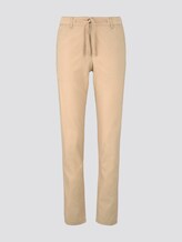 Slanke chino broek met elastische tailleband - Vrouwen - cream toffee Slanke chino broek met elastische tailleband - Vrouwen - cream toffee - 7 - TOM TAILOR