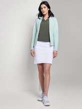 Kurzarm-Bluse mit umgelegtem V-Ausschnitt - Frauen - Woodland Green Kurzarm-Bluse mit umgelegtem V-Ausschnitt - Frauen - Woodland Green - 3 - TOM TAILOR