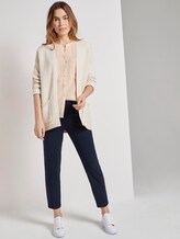 Blusenshirt mit Mao-Kragen - Frauen - soft vanilla Blusenshirt mit Mao-Kragen - Frauen - soft vanilla - 3 - TOM TAILOR