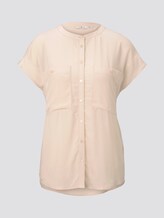 Blusenshirt mit Mao-Kragen - Frauen - soft vanilla Blusenshirt mit Mao-Kragen - Frauen - soft vanilla - 7 - TOM TAILOR