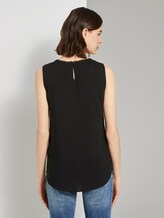 Fließende Bluse - Frauen - Deep Black Fließende Bluse - Frauen - Deep Black - 2 - TOM TAILOR