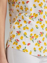 Fließende Bluse - Frauen - offwhite fruit minimal Fließende Bluse - Frauen - offwhite fruit minimal - 10 - TOM TAILOR