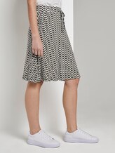 Gemusterter Mini-Rock aus Jersey - Frauen - khaki dot design Gemusterter Mini-Rock aus Jersey - Frauen - khaki dot design - 11 - TOM TAILOR