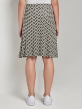 Gemusterter Mini-Rock aus Jersey - Frauen - khaki dot design Gemusterter Mini-Rock aus Jersey - Frauen - khaki dot design - 2 - TOM TAILOR