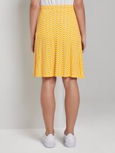 Gemusterter Mini-Rock aus Jersey - Frauen - yellow dot design Gemusterter Mini-Rock aus Jersey - Frauen - yellow dot design - 2 - TOM TAILOR