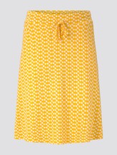 Gemusterter Mini-Rock aus Jersey - Frauen - yellow dot design Gemusterter Mini-Rock aus Jersey - Frauen - yellow dot design - 7 - TOM TAILOR