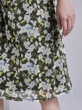 Mesh-Rock mit floralem Muster - Frauen - small khaki floral design Mesh-Rock mit floralem Muster - Frauen - small khaki floral design - 9 - TOM TAILOR
