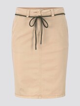 Skirt in a chino style - Women - cream toffee Skirt in a chino style - Women - cream toffee - 7 - TOM TAILOR