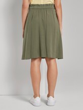 Paperbag Midi-Rock mit Taschen - Frauen - Woodland Green Paperbag Midi-Rock mit Taschen - Frauen - Woodland Green - 2 - TOM TAILOR
