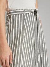 Gestreifter Midirock aus Leinengemisch - Frauen - khaki offwhite stripe Gestreifter Midirock aus Leinengemisch - Frauen - khaki offwhite stripe - 10 - TOM TAILOR