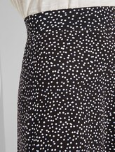 Patterned jersey skirt - Women - black offwhite dot print Patterned jersey skirt - Women - black offwhite dot print - 9 - TOM TAILOR