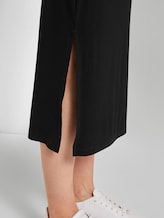 Jersey maxi skirt with side slits - Women - Deep Black Jersey maxi skirt with side slits - Women - Deep Black - 9 - TOM TAILOR