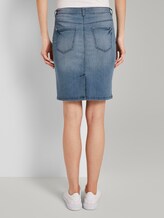 Plain denim skirt - Women - light stone wash denim Plain denim skirt - Women - light stone wash denim - 2 - TOM TAILOR