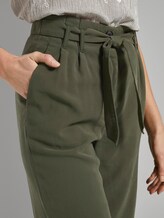 Fließende Culotte-Hose mit Bindegürtel - Frauen - Woodland Green Fließende Culotte-Hose mit Bindegürtel - Frauen - Woodland Green - 10 - TOM TAILOR