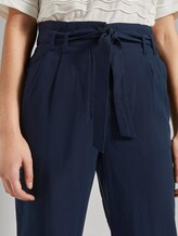 Fließende Culotte-Hose mit Bindegürtel - Frauen - Sky Captain Blue Fließende Culotte-Hose mit Bindegürtel - Frauen - Sky Captain Blue - 10 - TOM TAILOR