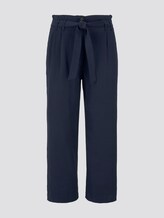 Fließende Culotte-Hose mit Bindegürtel - Frauen - Sky Captain Blue Fließende Culotte-Hose mit Bindegürtel - Frauen - Sky Captain Blue - 7 - TOM TAILOR