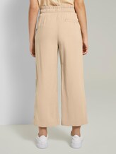 Fließende Culotte-Hose mit Bindegürtel - Frauen - cream toffee Fließende Culotte-Hose mit Bindegürtel - Frauen - cream toffee - 2 - TOM TAILOR