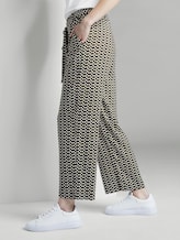 Fließende Culotte-Hose mit Musterung - Frauen - khaki dot design Fließende Culotte-Hose mit Musterung - Frauen - khaki dot design - 11 - TOM TAILOR