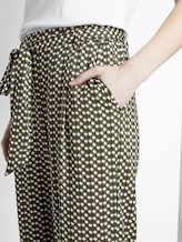 Fließende Culotte-Hose mit Musterung - Frauen - khaki dot design Fließende Culotte-Hose mit Musterung - Frauen - khaki dot design - 9 - TOM TAILOR