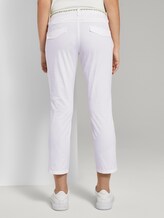 Tapered Relaxed Hose mit Bandgürtel - Frauen - White Tapered Relaxed Hose mit Bandgürtel - Frauen - White - 2 - TOM TAILOR
