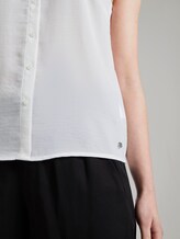 Ärmellose Bluse mit Knopfleiste - Frauen - Off White Ärmellose Bluse mit Knopfleiste - Frauen - Off White - 10 - TOM TAILOR Denim