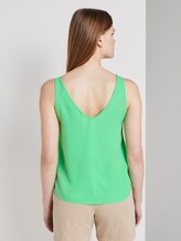Ärmellose Bluse mit Knopfleiste - Frauen - dusty apple green Ärmellose Bluse mit Knopfleiste - Frauen - dusty apple green - 2 - TOM TAILOR Denim