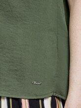 Blusenshirt mit Wickeldetail am Rücken - Frauen - olive green Blusenshirt mit Wickeldetail am Rücken - Frauen - olive green - 10 - TOM TAILOR Denim
