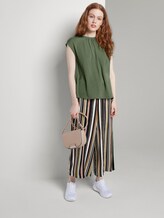 Blusenshirt mit Wickeldetail am Rücken - Frauen - olive green Blusenshirt mit Wickeldetail am Rücken - Frauen - olive green - 3 - TOM TAILOR Denim