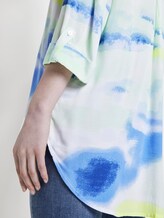 Longbluse mit Batik-Print - Frauen - green blue watercolor print Longbluse mit Batik-Print - Frauen - green blue watercolor print - 10 - TOM TAILOR Denim