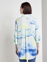 Longbluse mit Batik-Print - Frauen - green blue watercolor print Longbluse mit Batik-Print - Frauen - green blue watercolor print - 2 - TOM TAILOR Denim