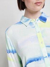 Longbluse mit Batik-Print - Frauen - green blue watercolor print Longbluse mit Batik-Print - Frauen - green blue watercolor print - 9 - TOM TAILOR Denim