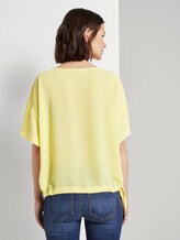 Oversize Kurzarmbluse - Frauen - daffodil yellow Oversize Kurzarmbluse - Frauen - daffodil yellow - 2 - TOM TAILOR Denim