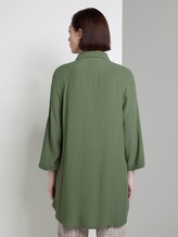 Long blouse with raglan sleeves and turn-ups - Women - olive green Long blouse with raglan sleeves and turn-ups - Women - olive green - 2 - TOM TAILOR Denim