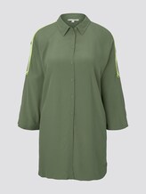 Long blouse with raglan sleeves and turn-ups - Women - olive green Long blouse with raglan sleeves and turn-ups - Women - olive green - 7 - TOM TAILOR Denim