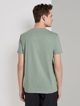 Print T-Shirt mit Bio-Baumwolle - Männer - Dusty Leave Green Print T-Shirt mit Bio-Baumwolle - Männer - Dusty Leave Green - 2 - TOM TAILOR Denim