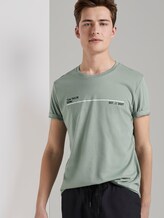 Print T-Shirt mit Bio-Baumwolle - Männer - Dusty Leave Green Print T-Shirt mit Bio-Baumwolle - Männer - Dusty Leave Green - 5 - TOM TAILOR Denim