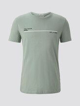 Print T-Shirt mit Bio-Baumwolle - Männer - Dusty Leave Green Print T-Shirt mit Bio-Baumwolle - Männer - Dusty Leave Green - 7 - TOM TAILOR Denim