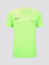 T-shirt met print - Mannen - neon lime green T-shirt met print - Mannen - neon lime green - 7 - TOM TAILOR Denim