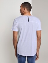 Basic T-Shirt mit Bio-Baumwolle - Männer - White Basic T-Shirt mit Bio-Baumwolle - Männer - White - 2 - TOM TAILOR Denim